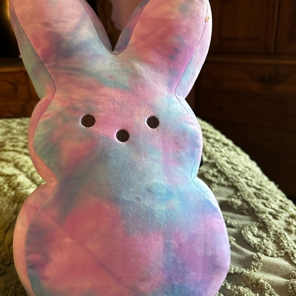 COPY - Plush Multi Colored Bunny Rabbit - Picture 2 of 2